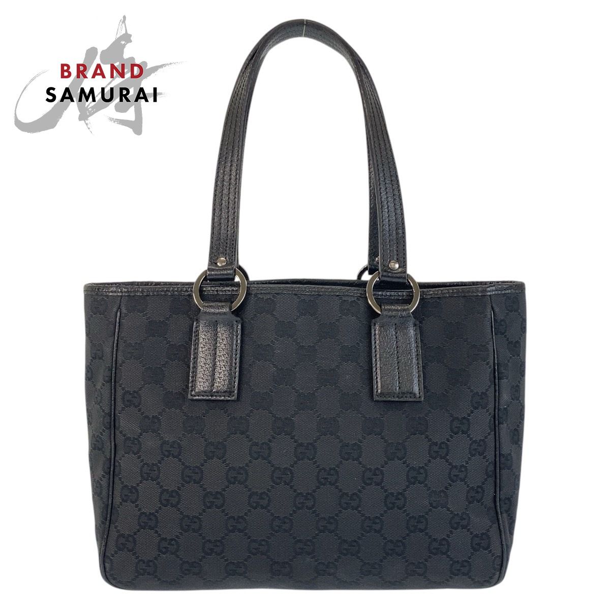 美品】GUCCI グッチ GGキャンバス トートバッグ ブラック | ヤマダ 