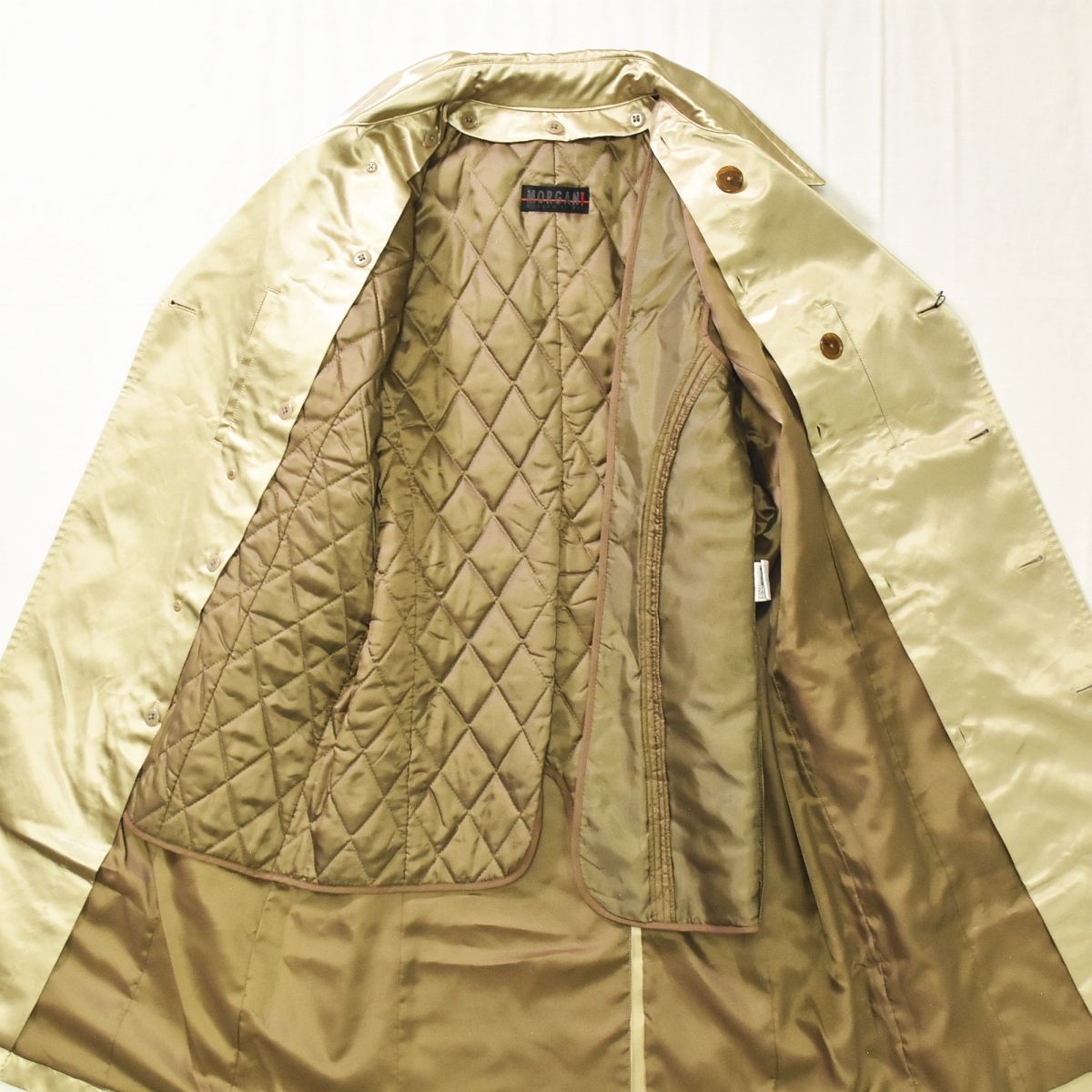 と*と様 MORGAN HOMME/モルガンオム　最高級レザーコート 新品タグ付き】 モルガン オム MORGAN HOMME ライナー付き エンブレム