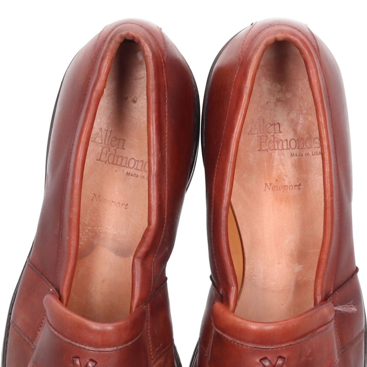 古着 アレンエドモンズ ALLEN EDMONDS Newport キルト タッセルローファー USA製 8D メンズ26.0cm  /saa011858 【中古】/saa011858