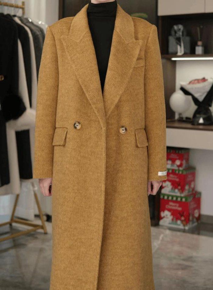 ウールコート ラシャコート レディース ママコート ロングコート 体型