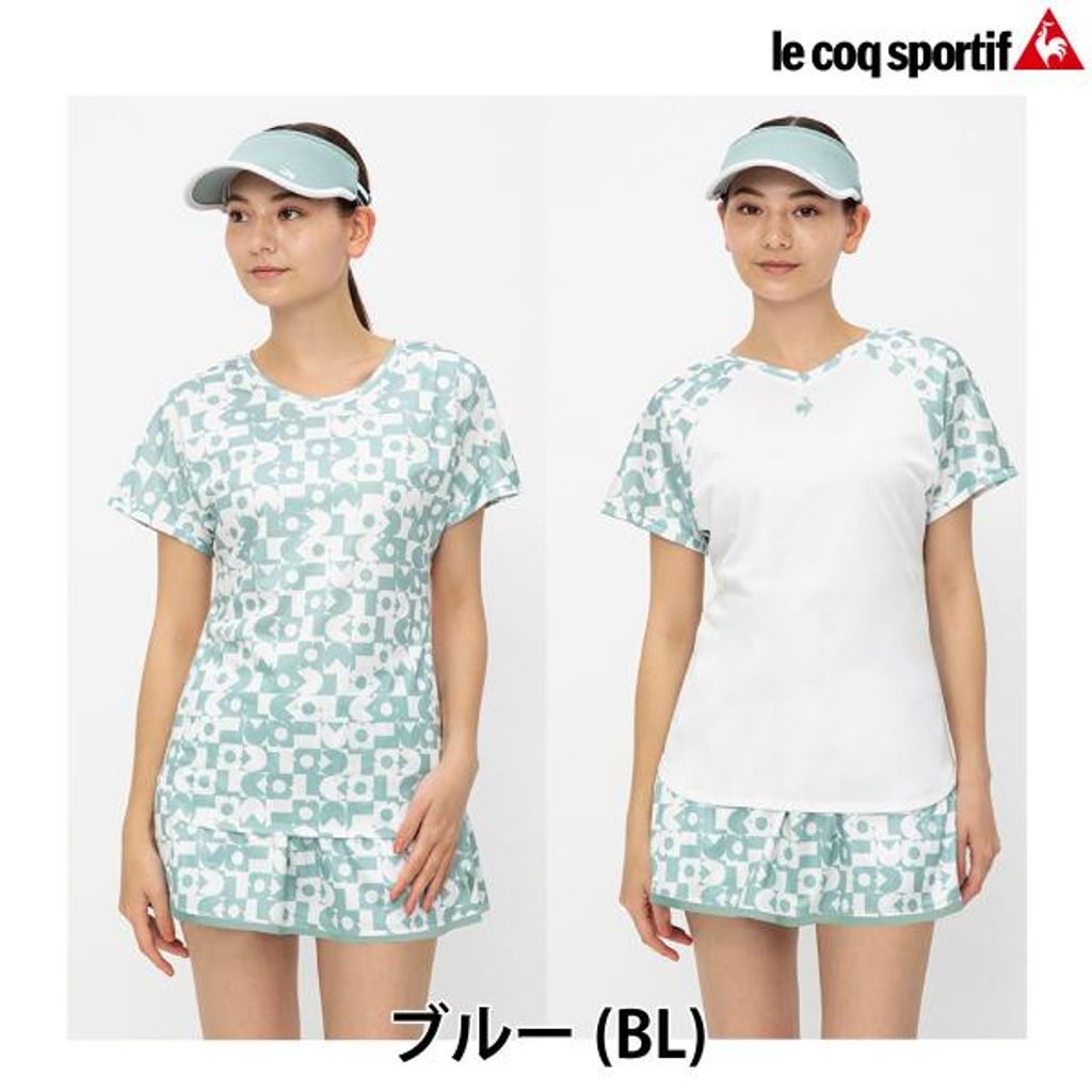 ポスト投函対応 ルコックスポルティフ 2 WAYグラフィックゲームシャツ le coq sportif テニスウェア 2025 FW