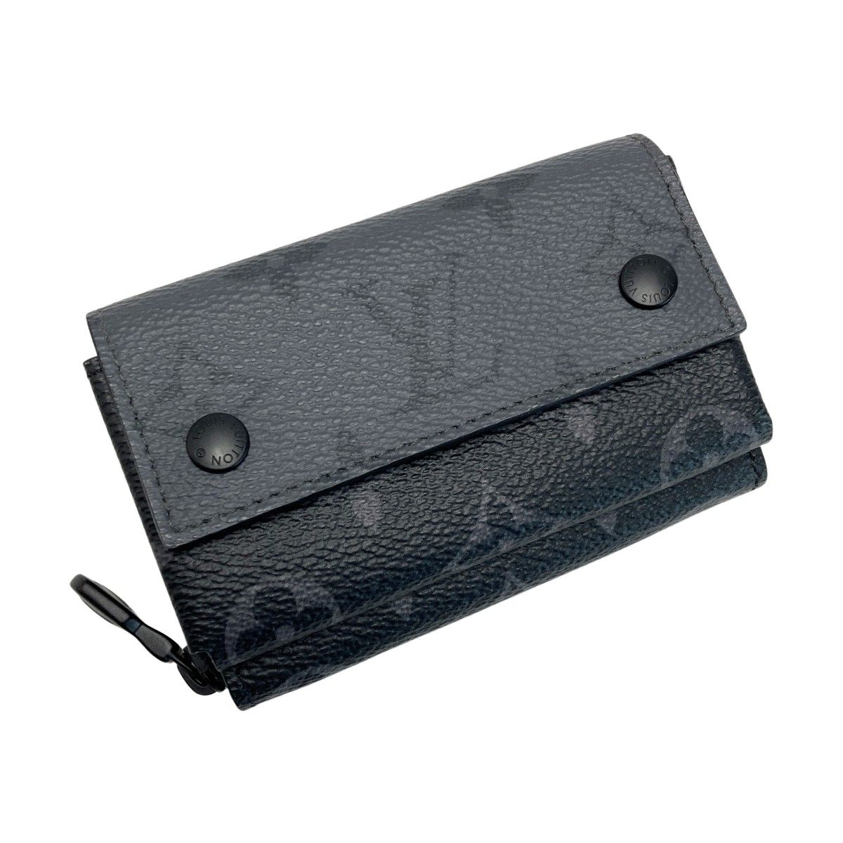 LOUIS VUITTON ルイヴィトン モノグラム エクリプス ジッピー オーガナイザー M82771 ブラック コインケース 財布 箱 布袋