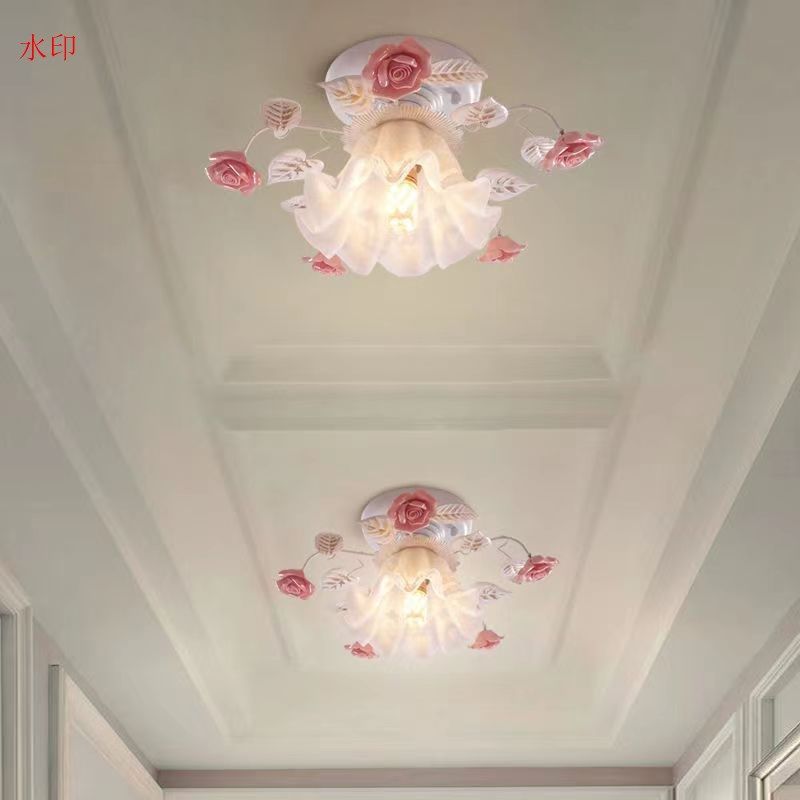 シャンデリアライト、コイズミシャンデリア、6灯ライト、花型ガラスは