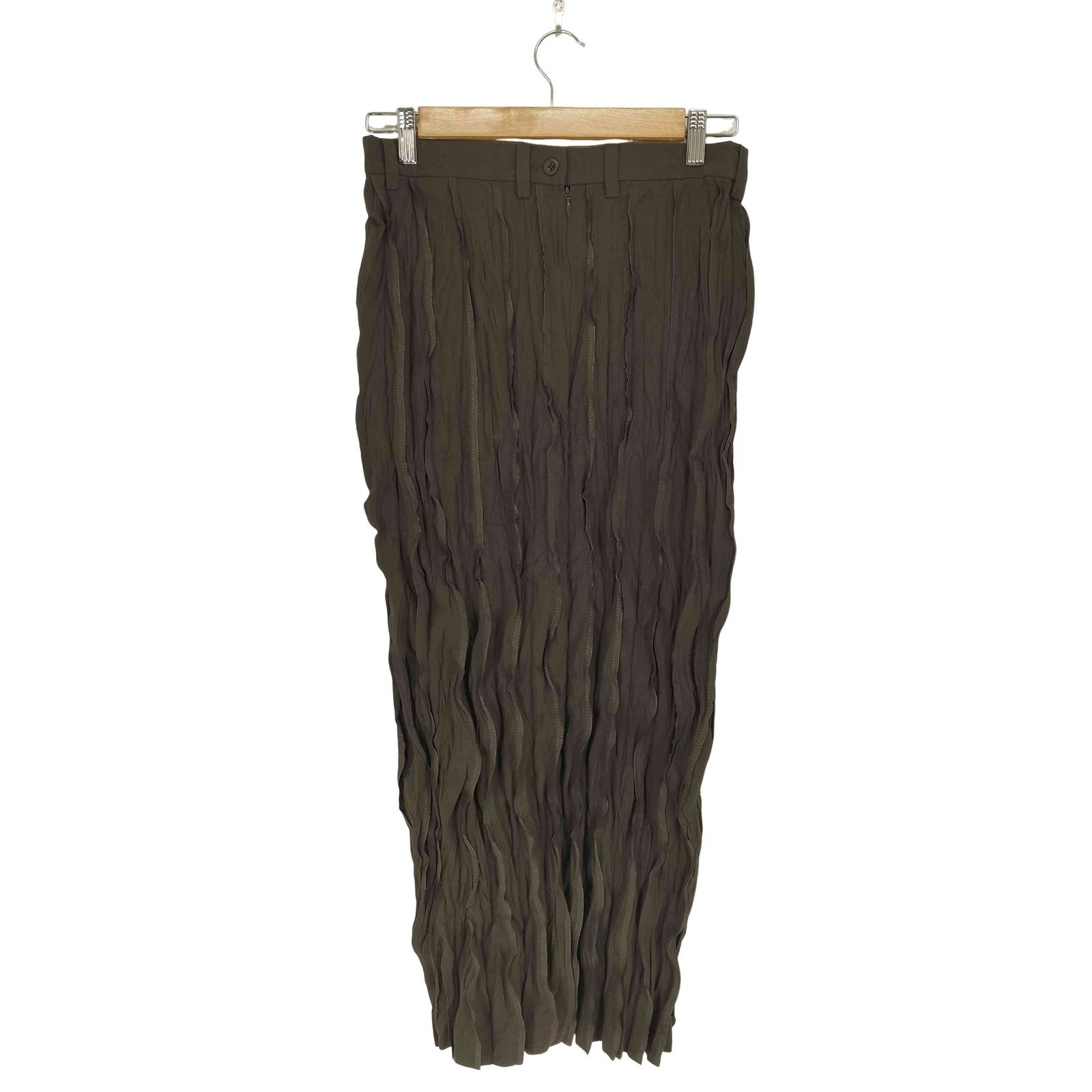 イッセイミヤケ ISSEY MIYAKE 01SS ランダムプリーツマキシスカート レディース 2