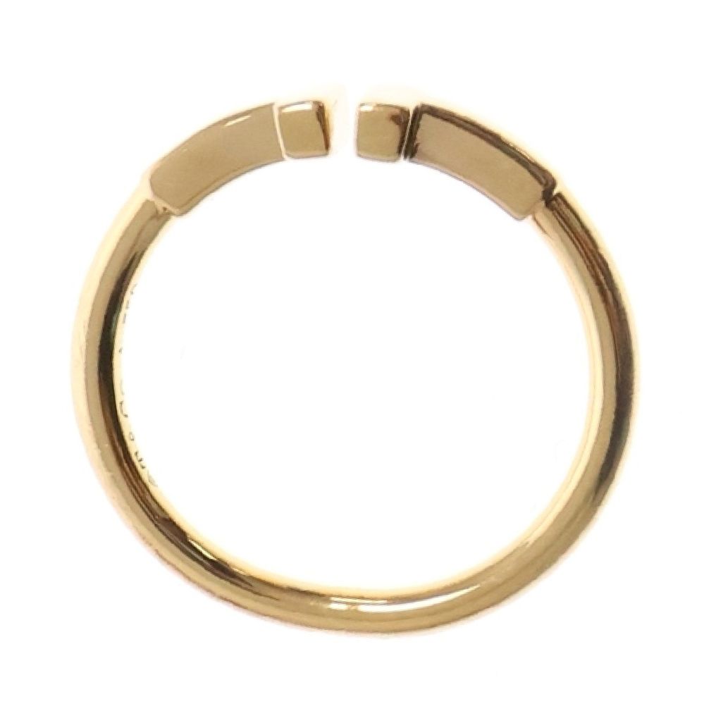 BVLGARI (ブルガリ) Tワイヤー リング Au750 K18 YG イエローゴールド  