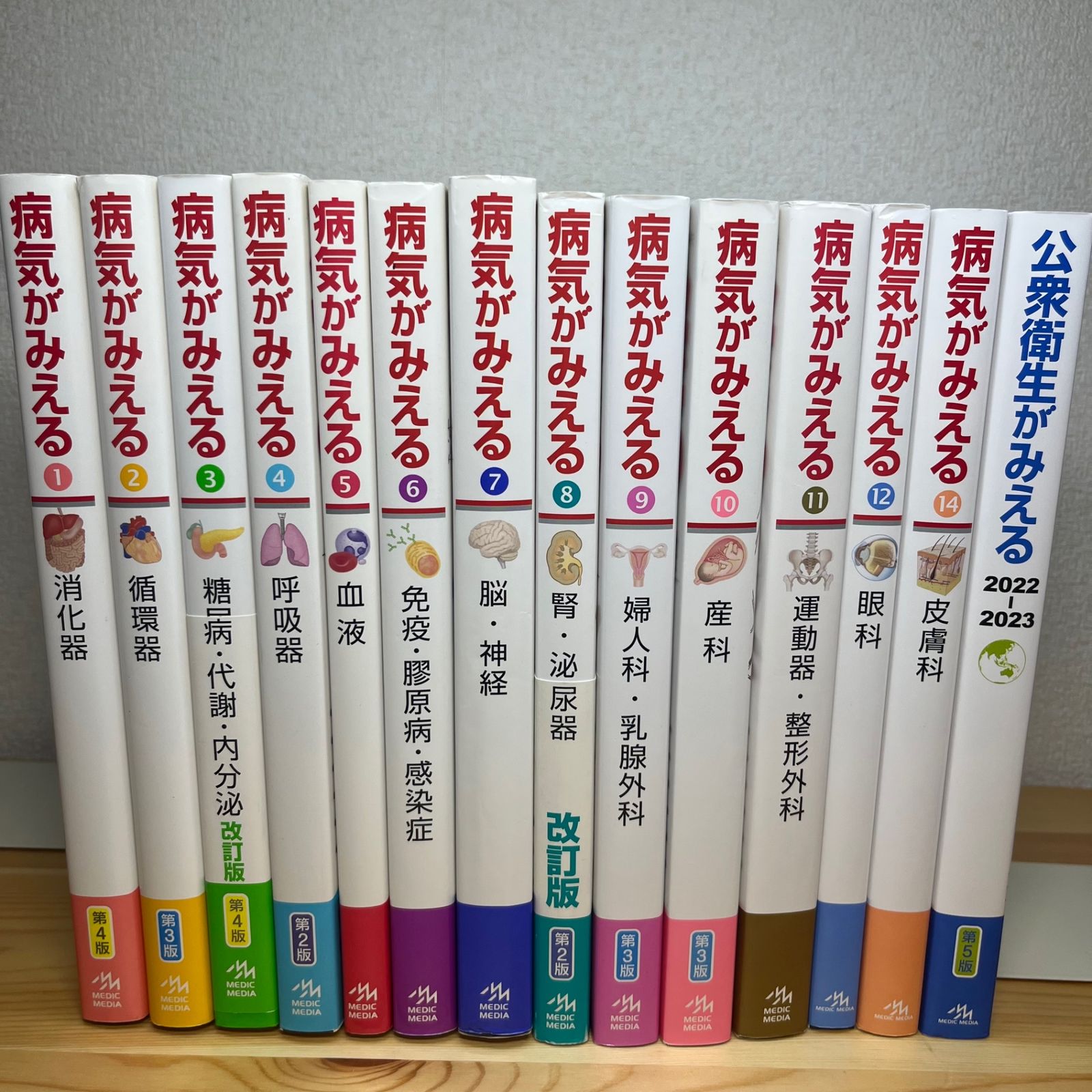 病気がみえる 13巻+公衆衛生1冊セット