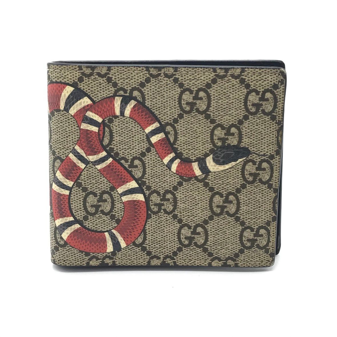 【最高級美品】GUCCI GGスプリーム キングスネーク グッチ 二つ折り財布 1662991687.jpg?1672292518