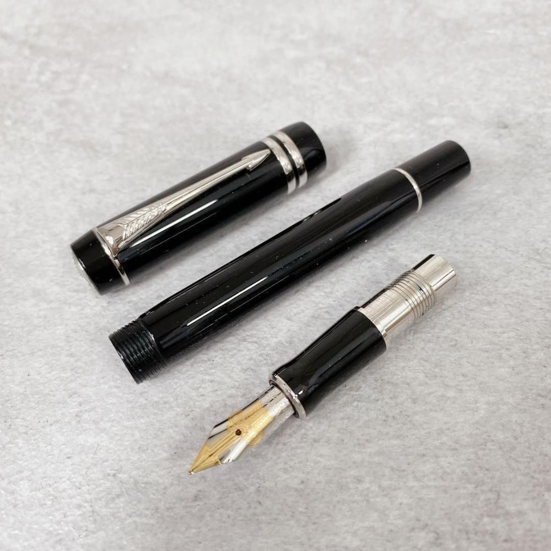 W014 PARKER DUOFOLD 18K750 金 万年筆 筆記用具 - メルカリ