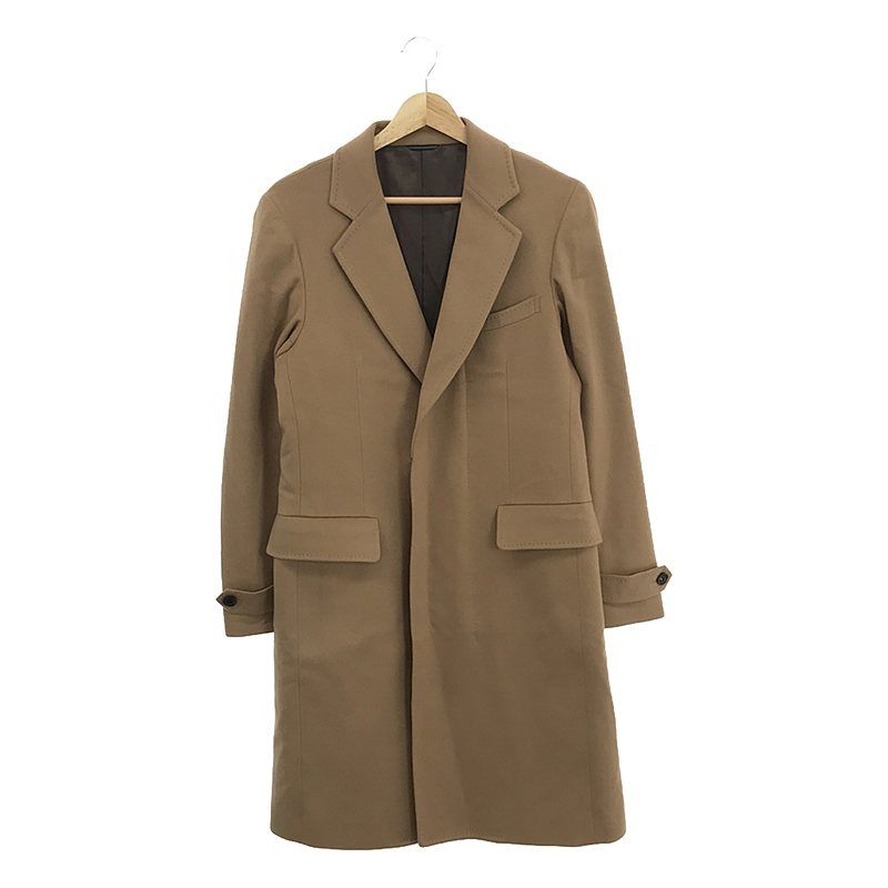 【美品】ジュンハシモト チェスターコート メンズ カシミヤ混 junhashimoto / ジュンハシモト | SEMI DOUBLE CHESTER