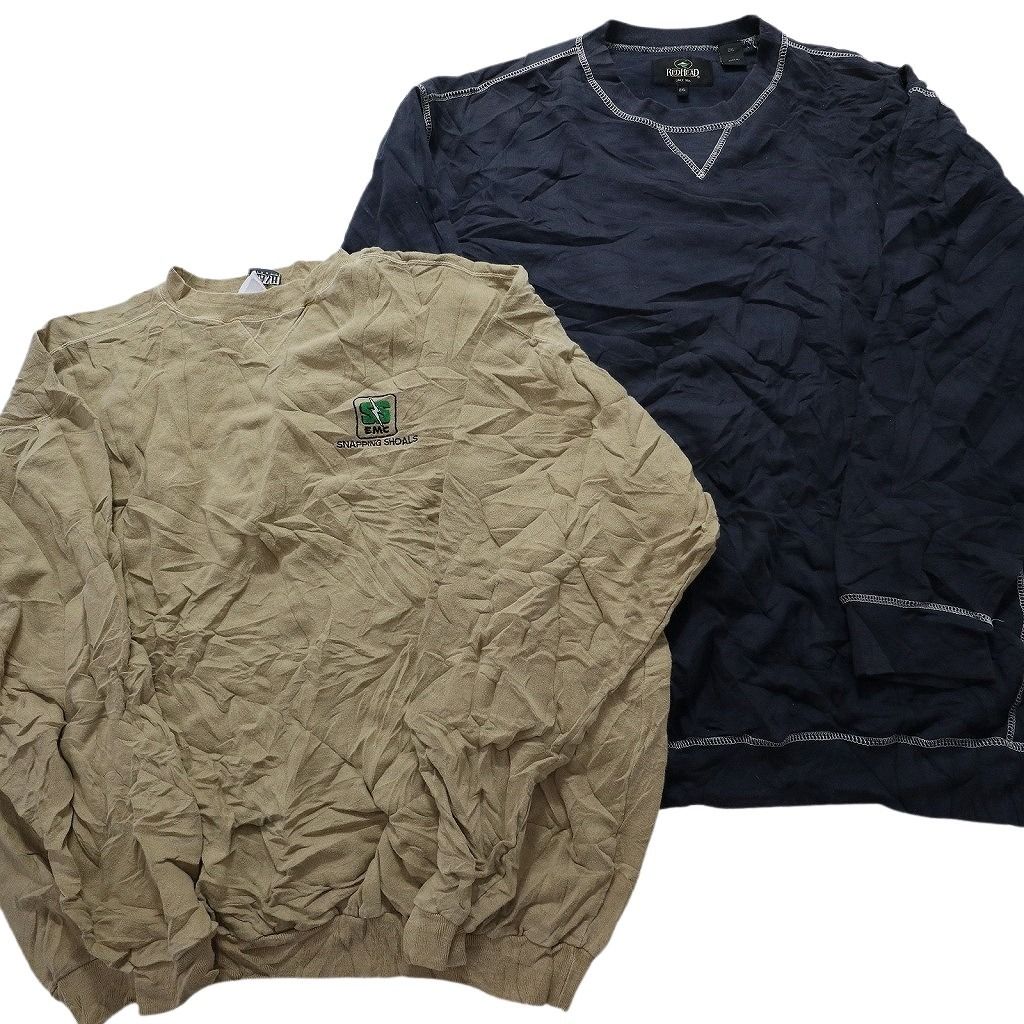 古着卸 まとめ売り カラー スウェット 8枚セット (メンズ 2XL