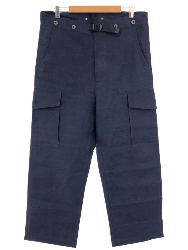 Nigel Cabourn ナイジェルケーボン リネンカーゴパンツ ネイビー 32