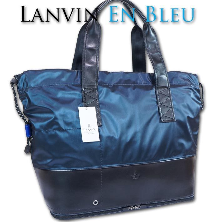 ランバンオンブルー LANVIN en Bleu トートバッグ B4 グロス メンズ