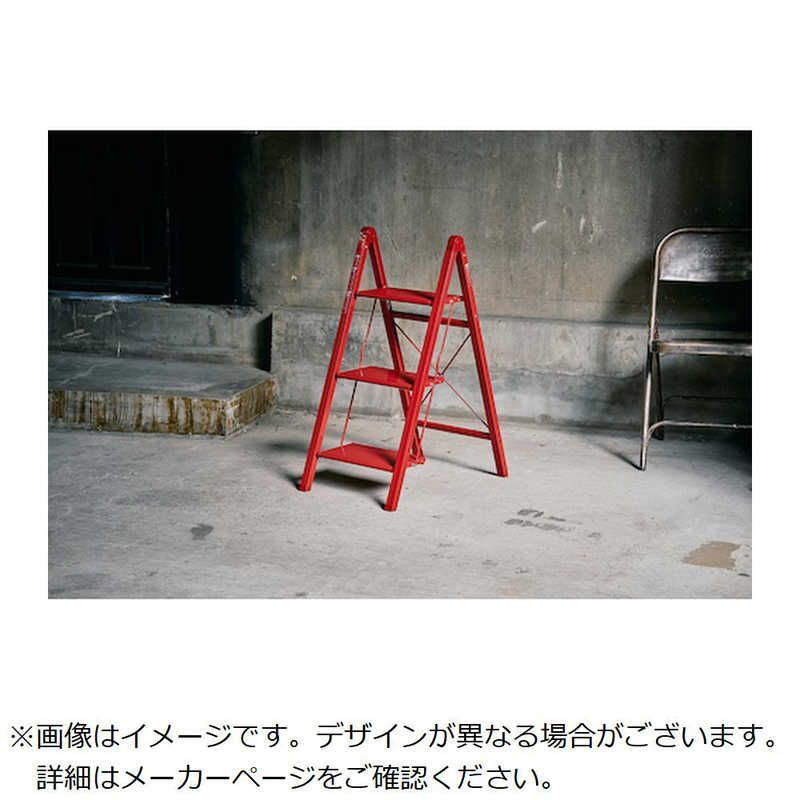 天馬 テンマ アルミフミダイスリム3ダン レッド 812004236