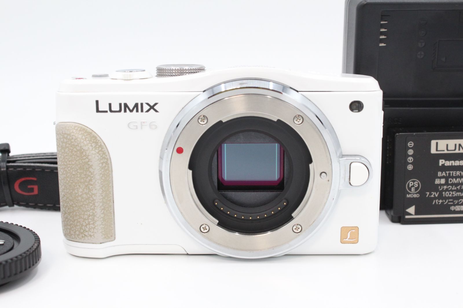 LUMIX DMC-GF6 カメラ ボディ、充電器、バッテリーのみ