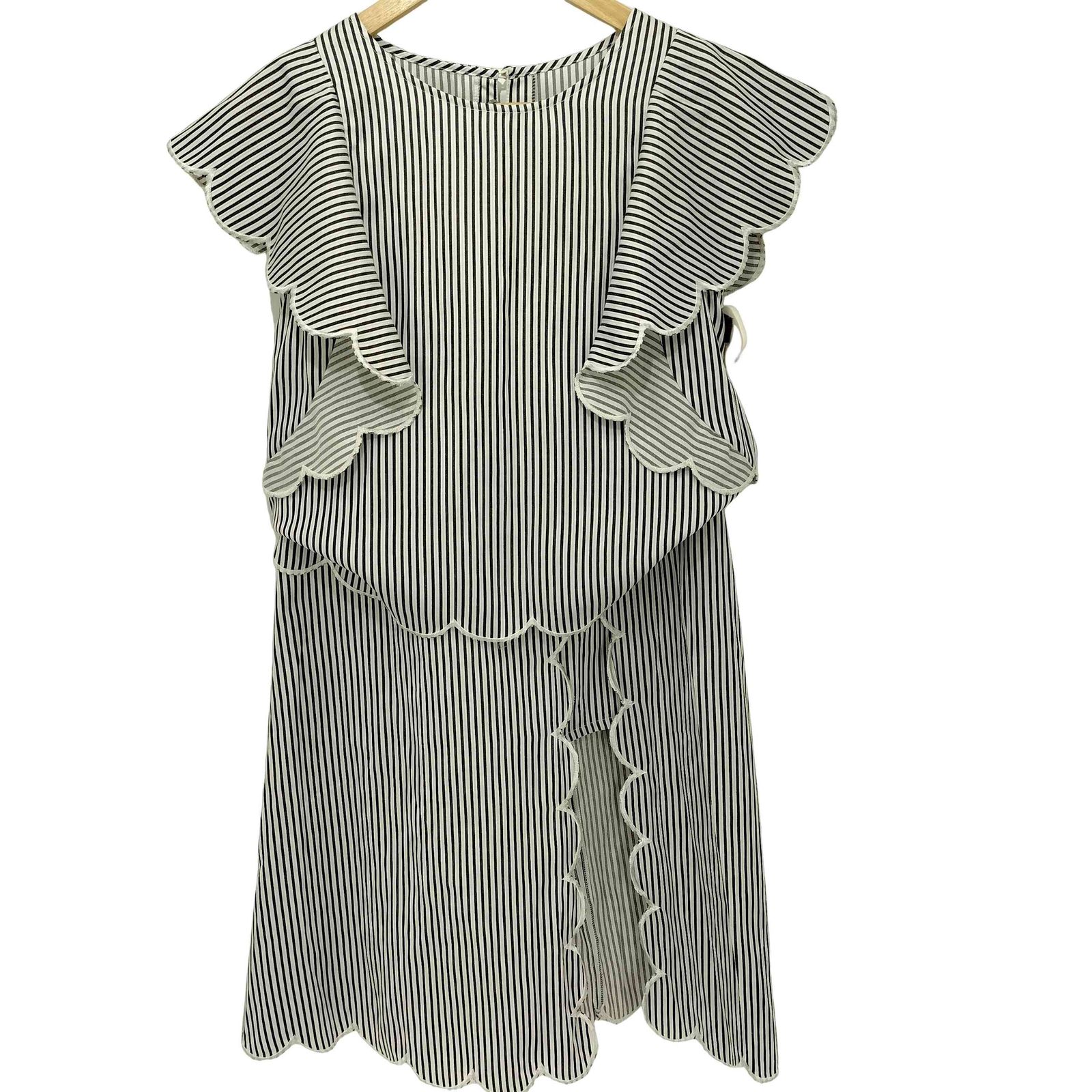【新品】toccoスカラップセットアップM トッコクローゼット tocco closet スカラップ セットアップ レディース