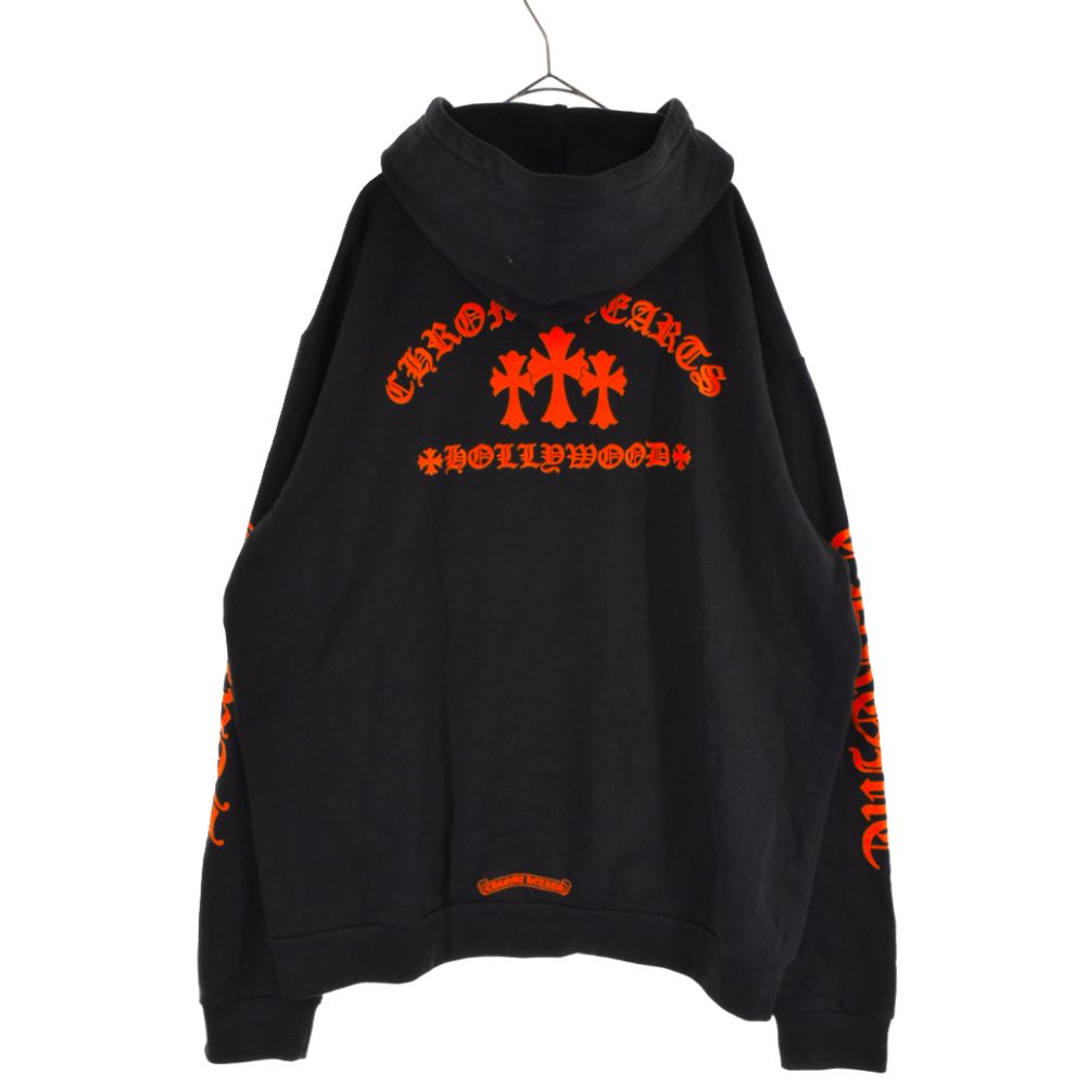 クロムハーツ  Orange Cemetery Cross Hoodie パーカー クロムハーツ Orange Cemetery Cross Hoodie パーカー パーカー
