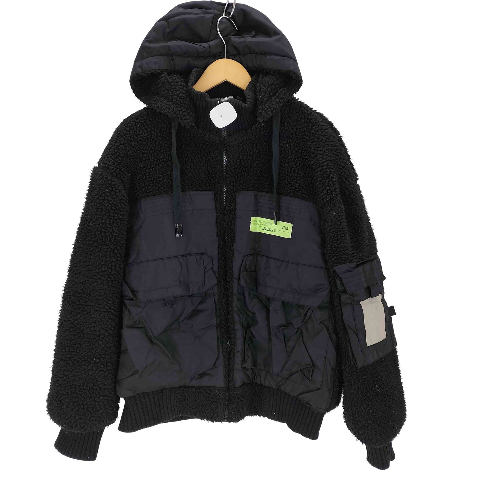 ミシカ MISHKA DEATH ADDERS HOODED BOA JACKET メンズ import：M 
