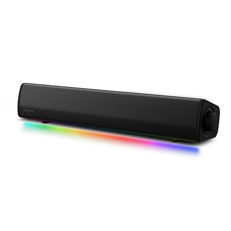 Sound Blaster GS3 【価格.com プロダクトアワード2024 金賞】12W RMS/ピーク出力24W サイズを超えたワイドな音の広がり SuperWide技術 USB/Bluetooth / 3.5mm アナログ入力 ゲーミング サウンドバー