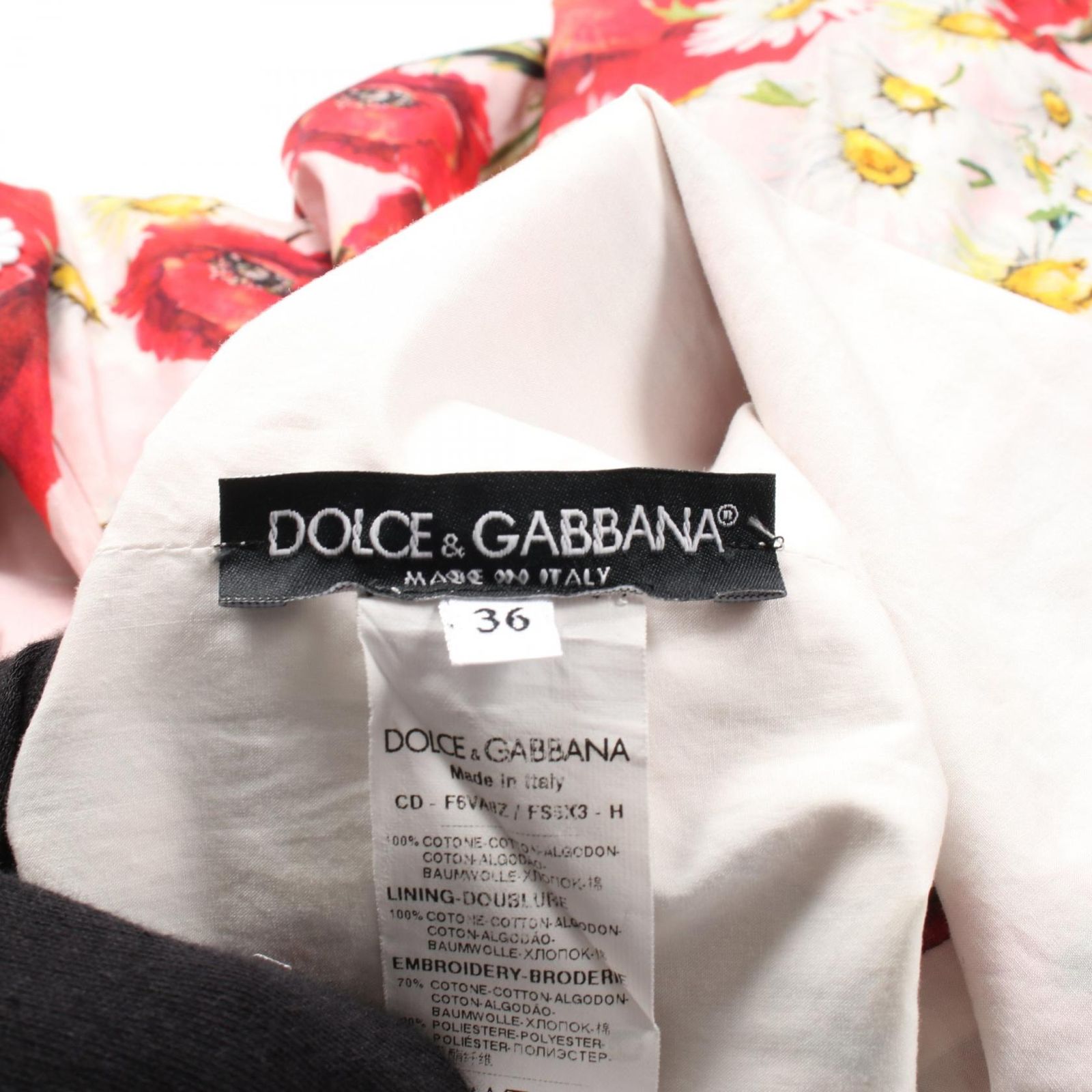 ドルチェアンドガッバーナ　コットンワンピース　130-140【匿名配送】 DOLCE&GABBANA（ドルチェアンドガッバーナ）ワンピース 黒