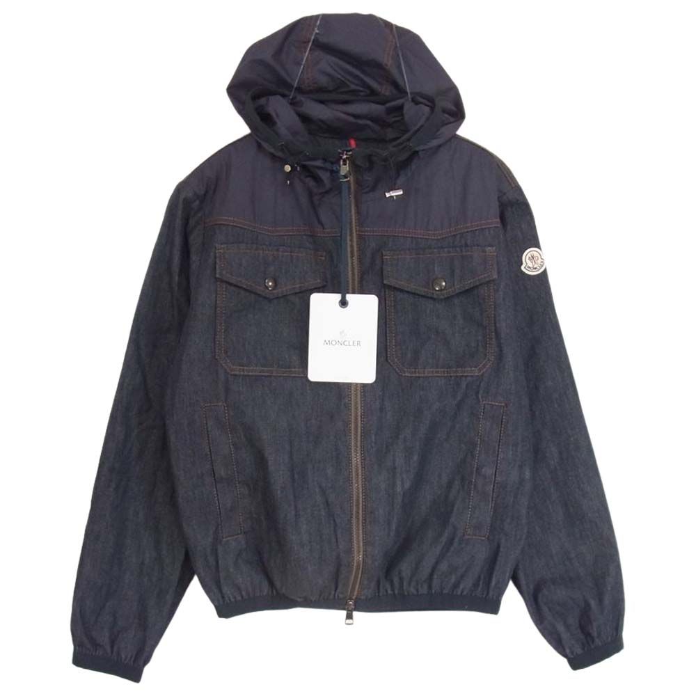 MONCLER CHRONO モンクレール ナイロンデニム パーカー ジャケット 撒ける