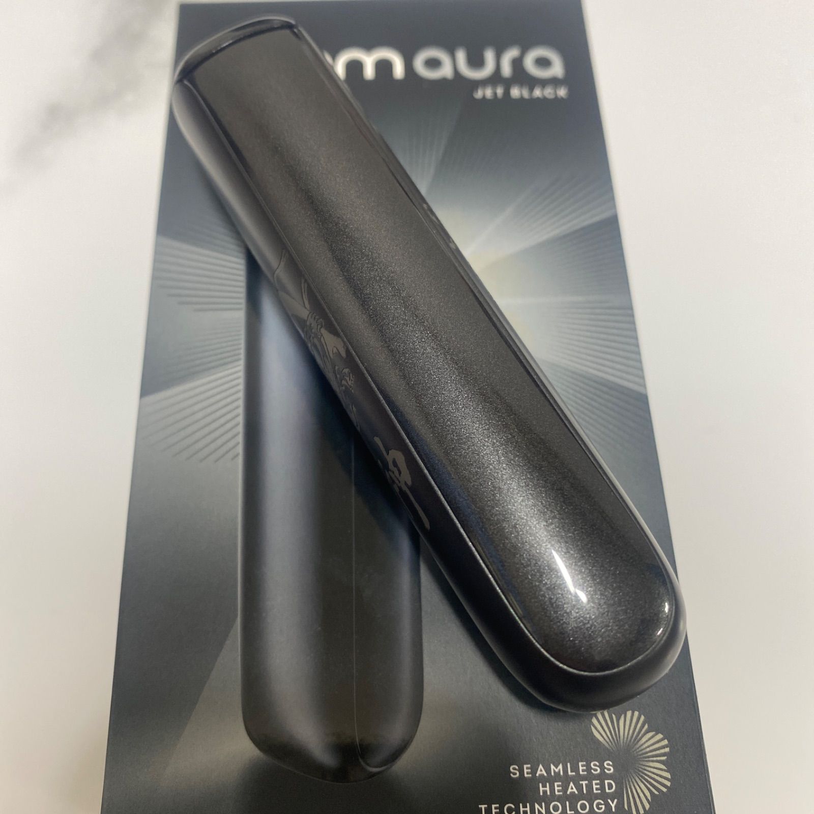 風神 雷神 デザイン プルーム オーラ Ploom aura ジェット ブラック 黒  