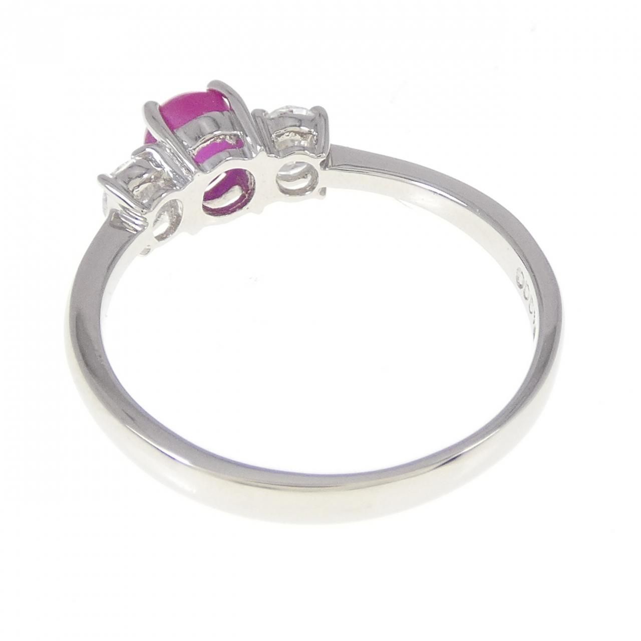 PT900 スタールビー リング 0.93CT - メルカリ 