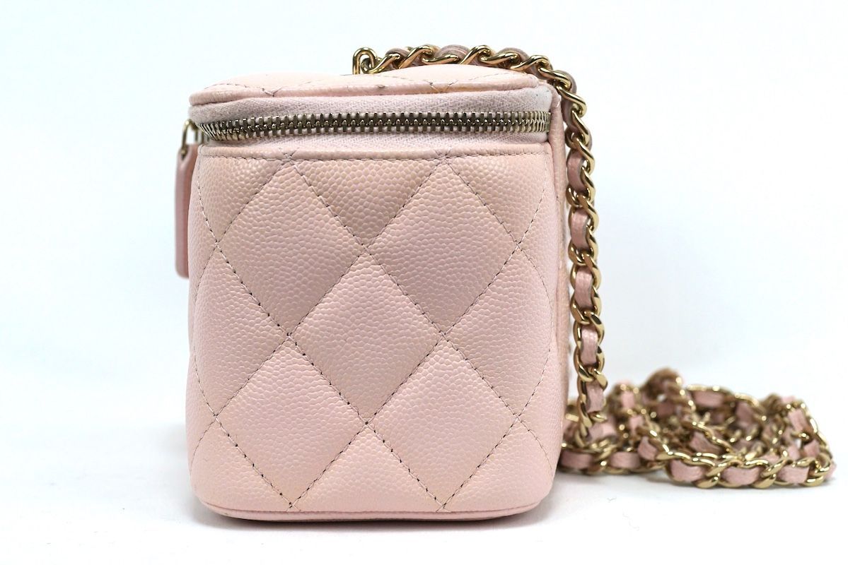 シャネル スモールバニティバッグ 楽天市場】CHANEL シャネル スモール バニティ ケース チェーン