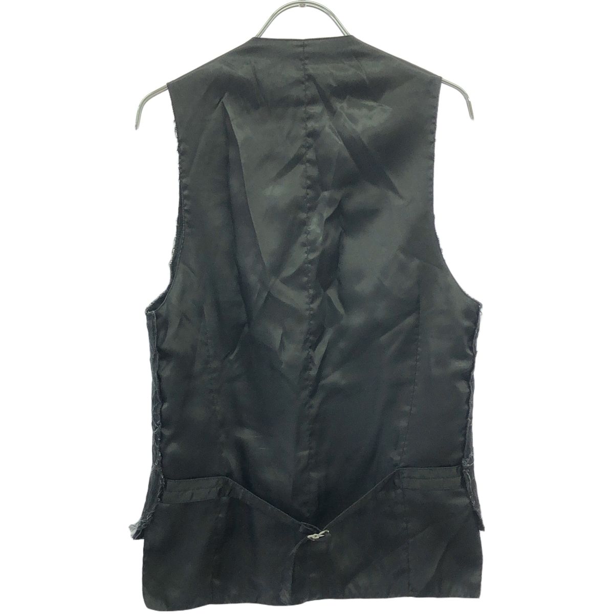 FranCisT_MOR.K.S フランシストモークス Hi Tention Stretch Clashed Jacquard Grosgrain Napoleon Gillet ハイテンションジャガードジレベスト MO3027 ブラック 2 FranCisT_MOR.K.S フランシストモークス Hi Tention Stretch Clashed