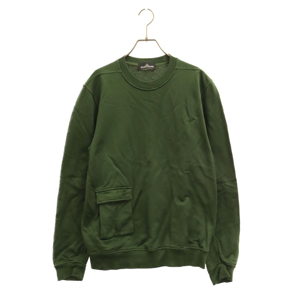 STONE ISLAND (ストーンアイランド) 19AW Shadow Project Sweatshirt シャドウプロジェクト クルーネック スウェット トレーナー カーキ 701960107 - メルカリ