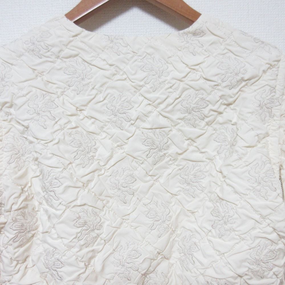 美品 24AW MURRAL ミューラル Dahlia shrinking embroidery top 美品 24AW MURRAL ミューラル Dahlia shrinking embroidery top