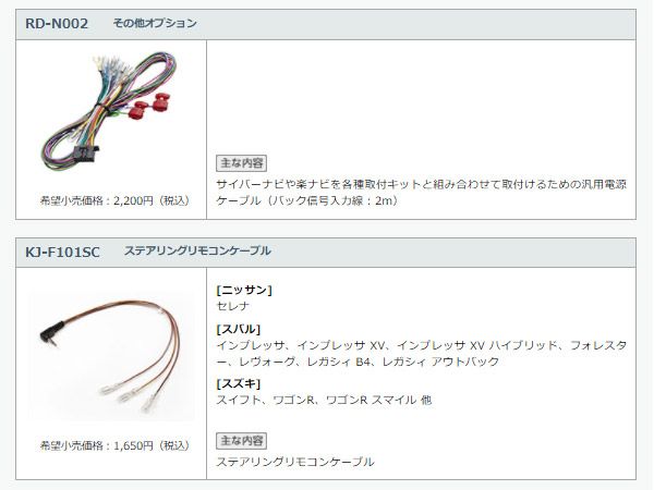 カロッツェリア8V型楽ナビAVIC-RL522