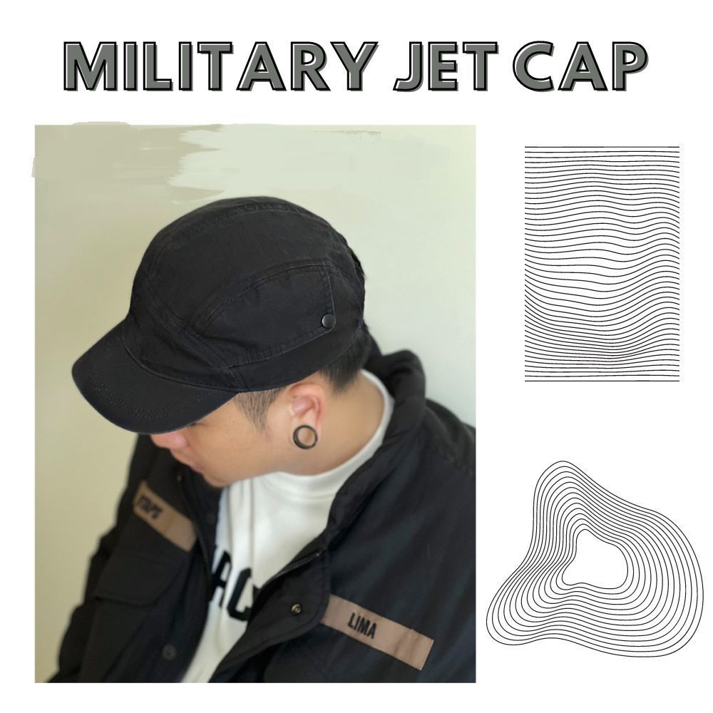 MILITARY RIPSTOP JET CAP ミリタリーリップストップ ジェットキャップ 帽子