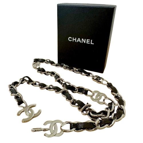 ♪CHANEL シャネル チェーンベルト シルバーココマーク 97P