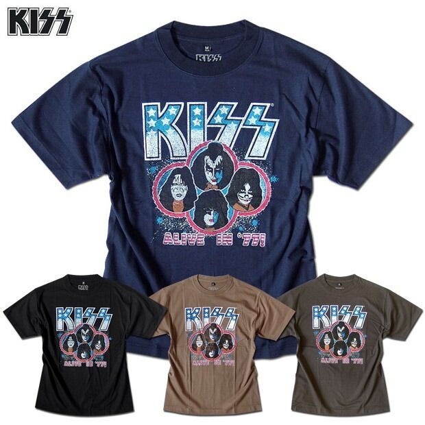 パネライ 希少 キッス kiss 正規品 KISS Tシャツ ワイド Tシャツ Kiss ミュージシャン