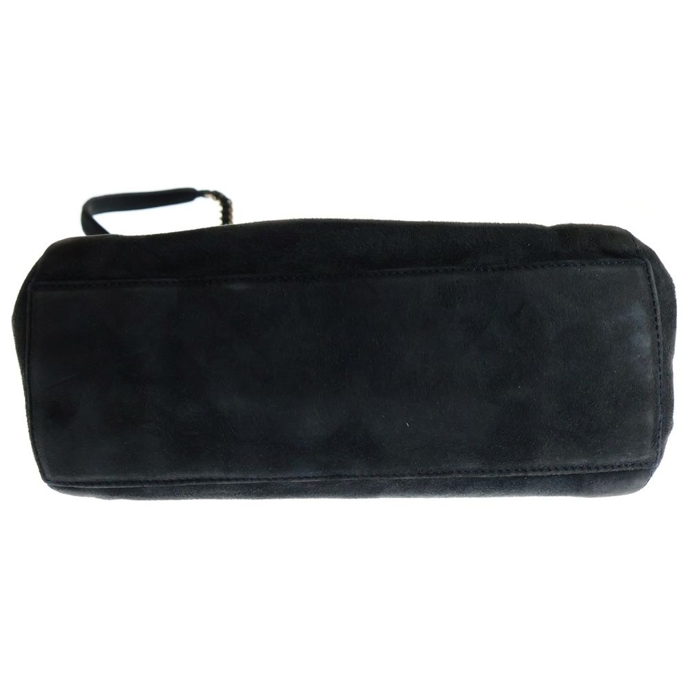 PRADA (プラダ) トライアングルロゴ プレート スエードチェーン