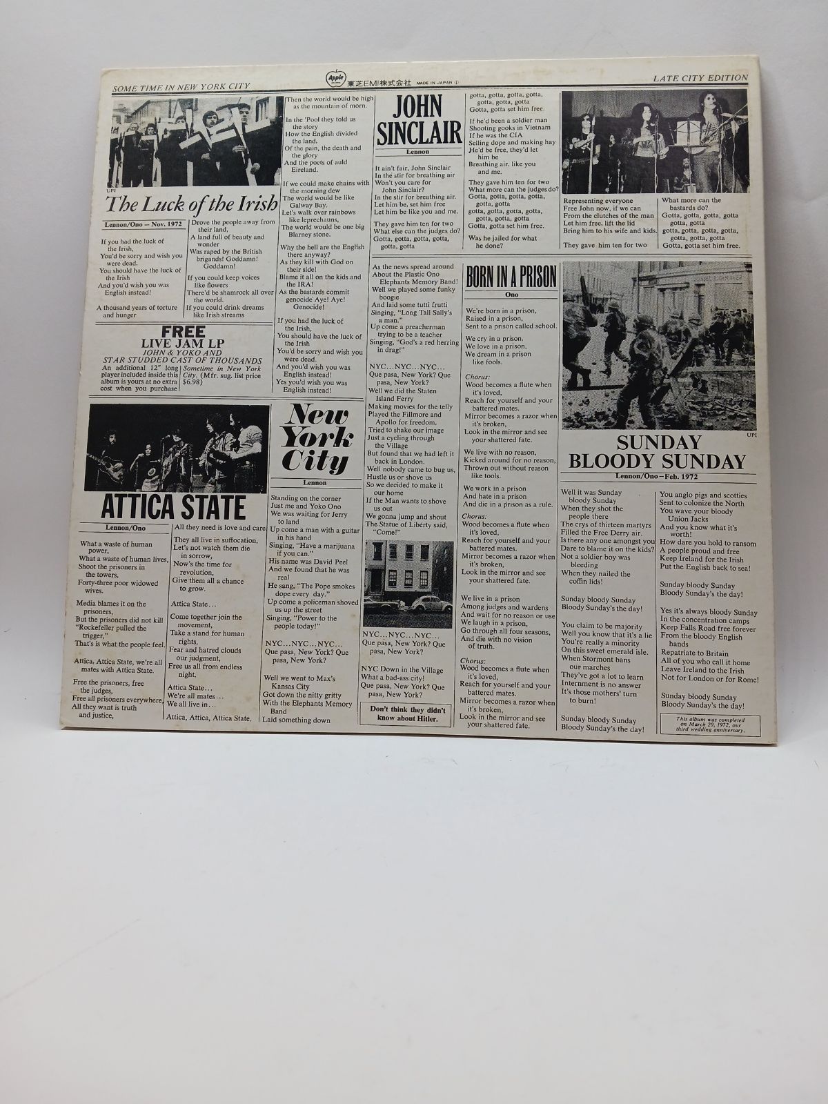 タイムセール!!!!! john lennon (RARE!! 送料込み) Amazon.co.jp: Lennon: ミュージック