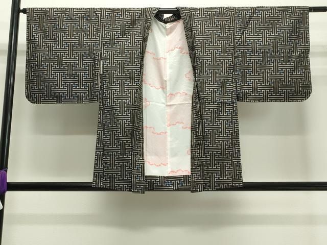 平和屋着物○本場大島紬 龍郷絣 秋名バラ アンサンブル 正絹 逸品