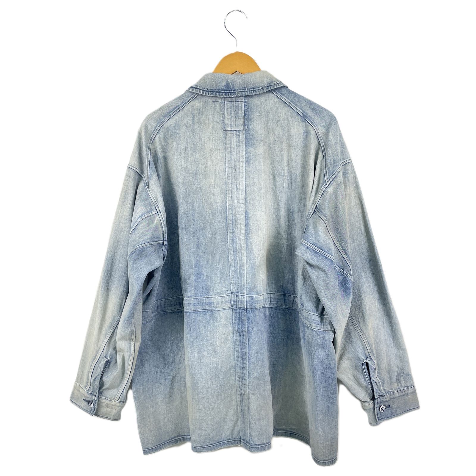 ANCELLM アンセルム 24/AW ANC-SH42-A AGING DENIM SHIRT JACKET 