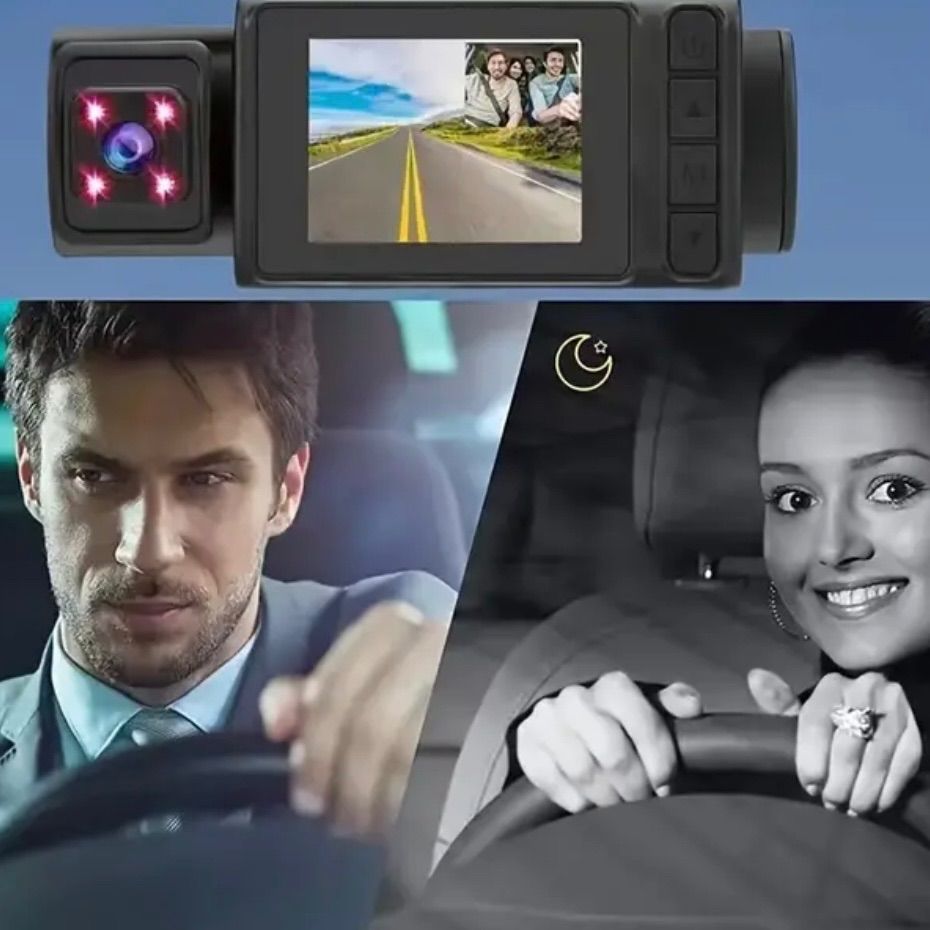 ドライブレコーダー フロント リア インテリア 3チャンネル ダッシュ