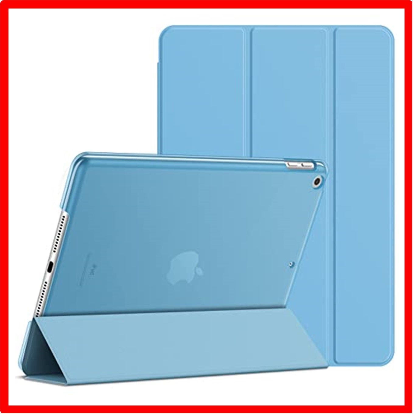送料無料】ブルー JEDirect iPad 9/8/7 ケース (10.2インチ 2021/2020/2019モデル 第9/8/7世代用) ケース  三つ折り メルカリShops