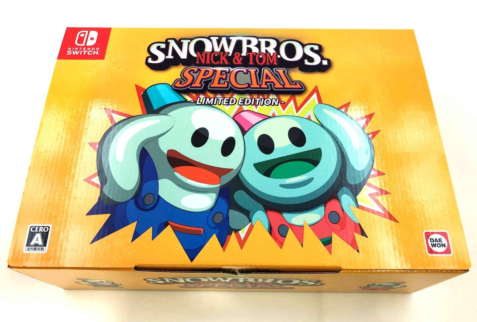 ♪ ニンテンドー Switch SNOWBROS. NICK＆TOM SPECIAL スノーブラザーズ リミテッドエディション 初回 版 100