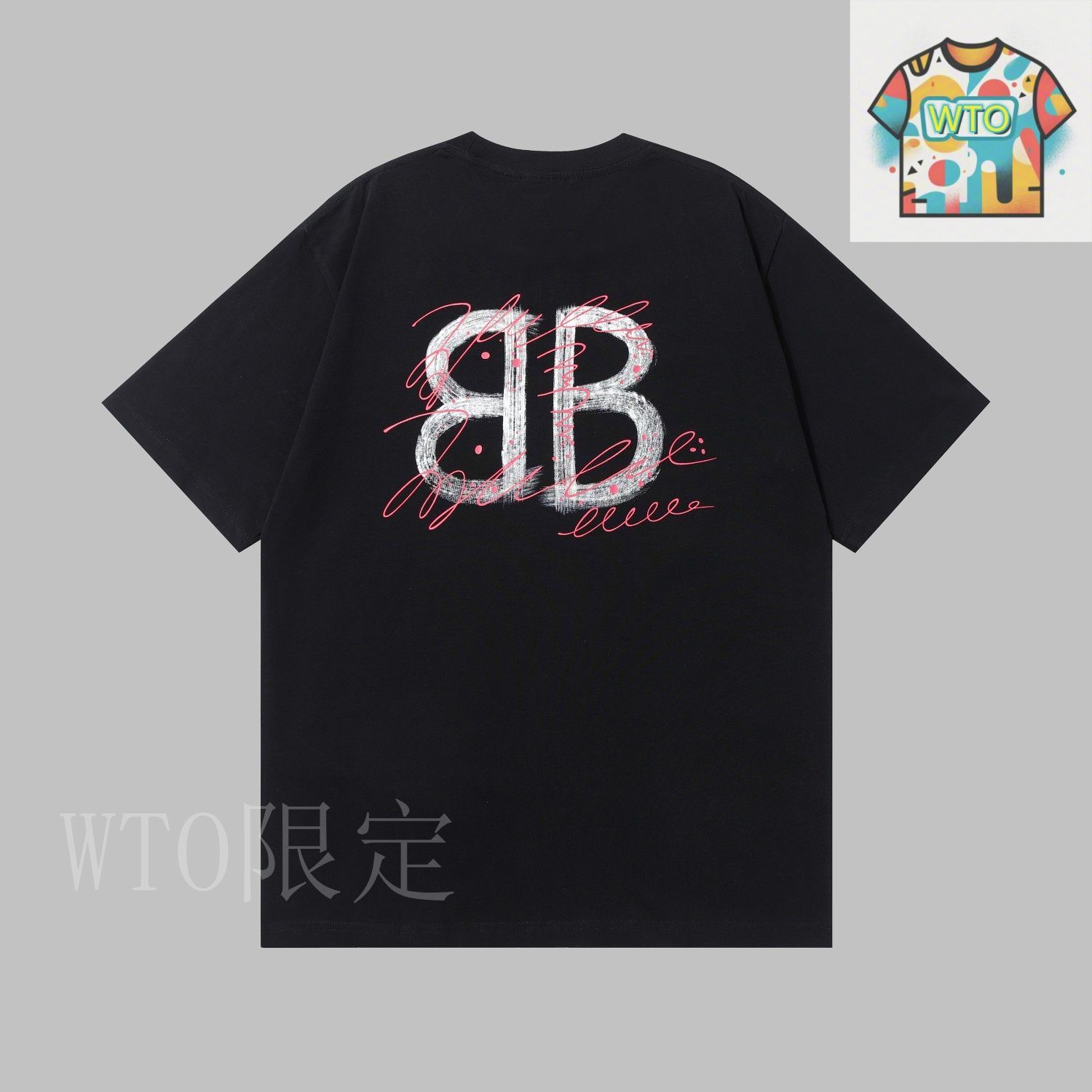 本日限定価格　バレンシアガ　Tシャツ 今日特価】Balenciaga バレンシアガ 25SS 刺繍文字 T シャツ