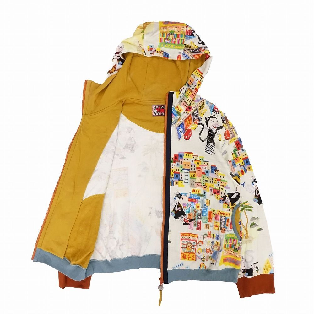 アルベロベロ オレボレブラ ふわふわパーカー 美品 アルベロベロ OLLEBOREBLA オレボレブラ スウェット ジップ