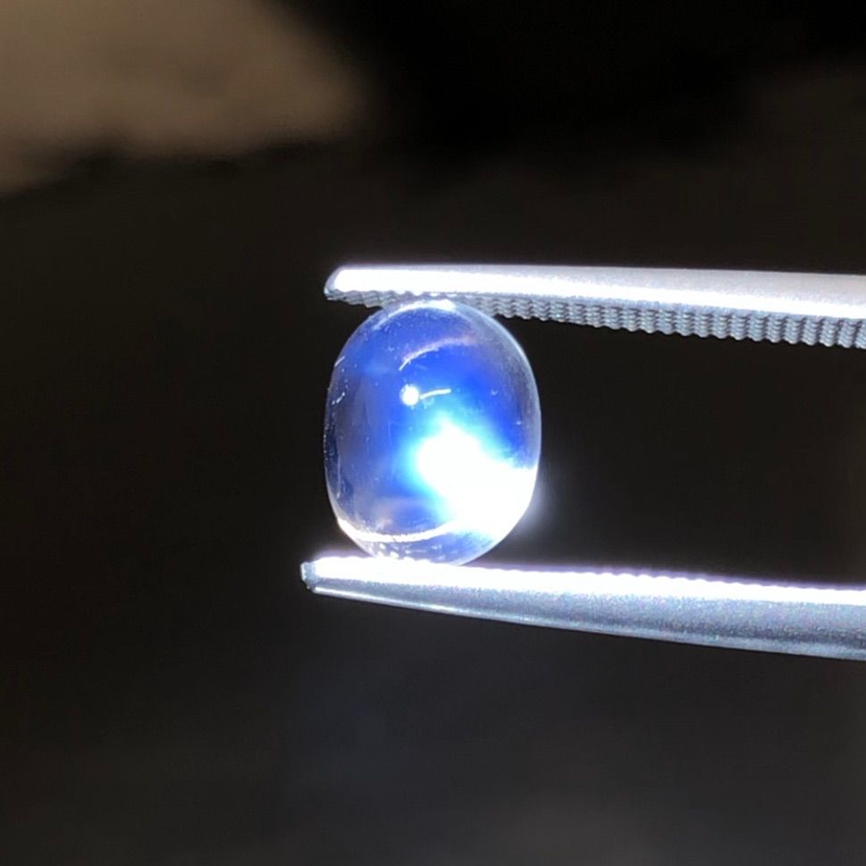 天然 ロイヤルブルー ムーンストーン ルース 1.75ct 希少 国内鑑別書