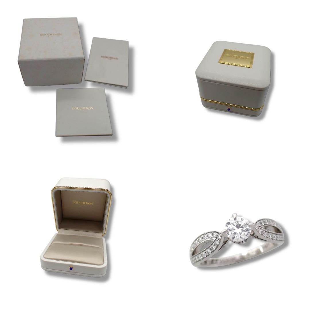 ブシュロン 0.33ct ポン ドゥ パリ ダイヤ 48 Pt950 3781 - メルカリ