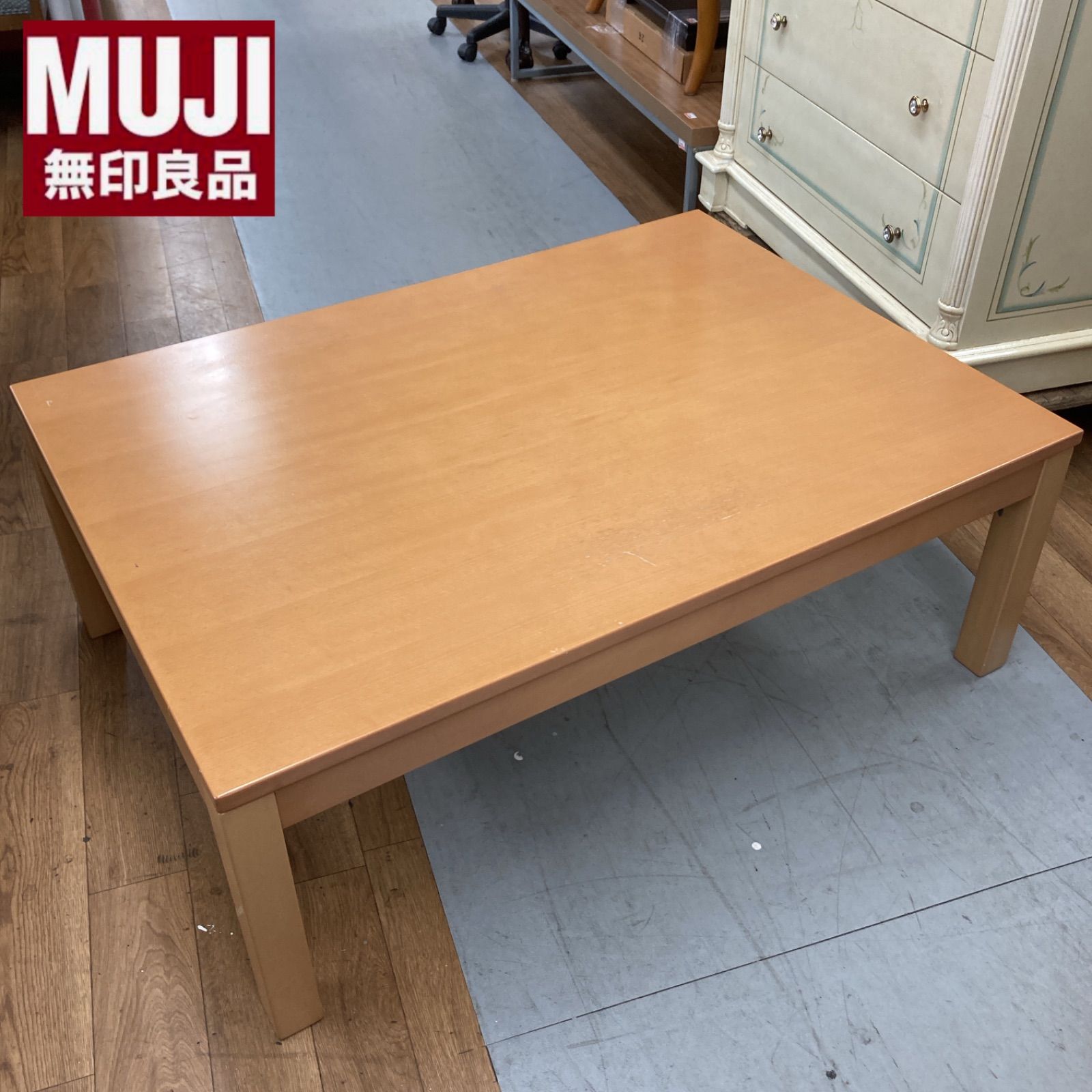 22年製　無印良品　MUJI 正方形こたつ　MJ-KS2-N 無印良品 長方形こたつ MJ-KT2-Nをレビュー！クチコミ・評判をも