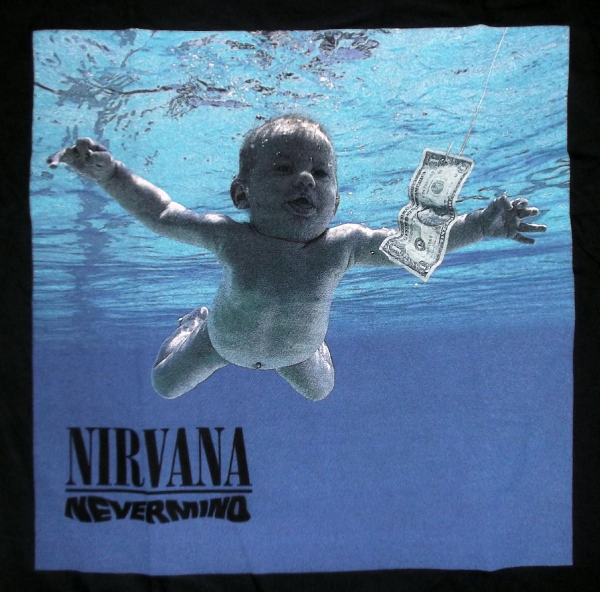 ニルバーナ Tシャツ NIRVANA NEVERMIND 黒 正規品 ロックTシャツ