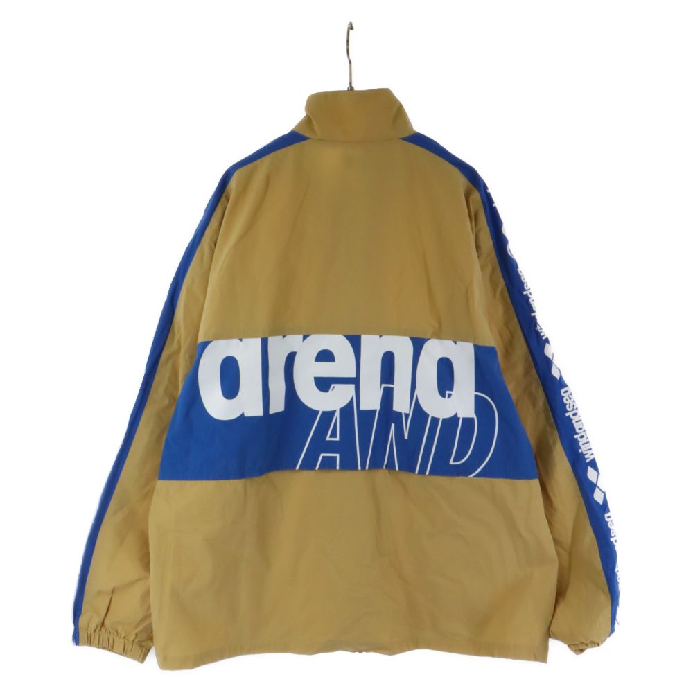 WIND AND SEA (ウィンダンシー) ×ARENA WDSARNA-01 WDS NYLON TRACK JACKET アリーナ ナイロン トラックジャケット ベージュ/ブルー - メルカリ