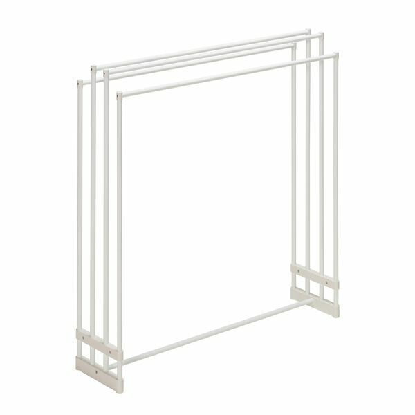 【新品・7営業日以内発送】積水樹脂 4906648117345 バスタオルスタンド STIK-B4 バスタオルハンガー バスタオル掛け スチール スリム ホワイト シンプル 室内干し【沖縄離島販売不可】