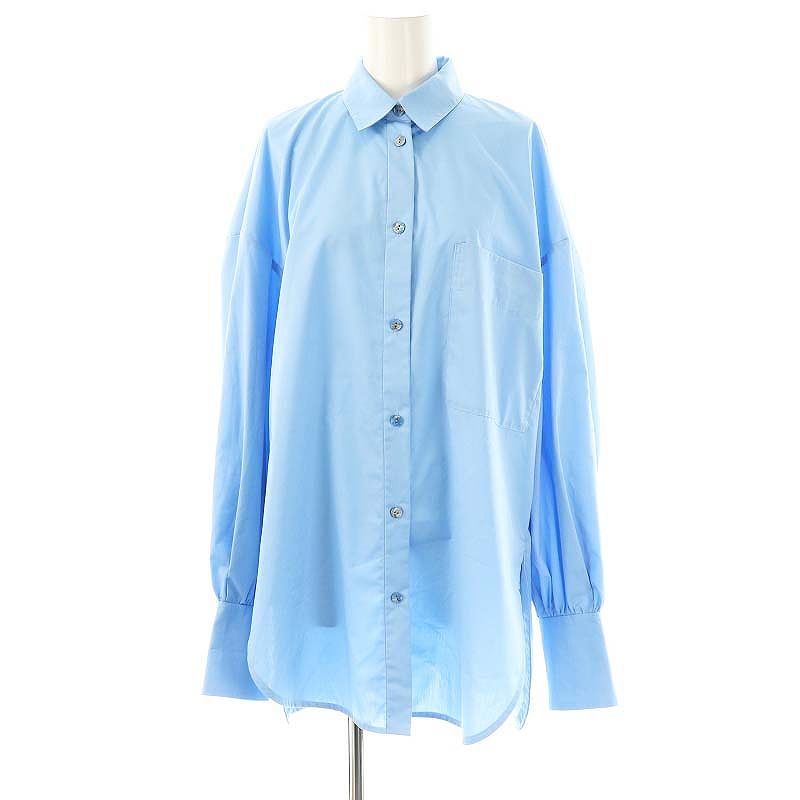 エンフォルド　シャツジャケット　38 エンフォルド ENFOLD SPRING BASIC SHIRTシャツ 長袖 38 ライト